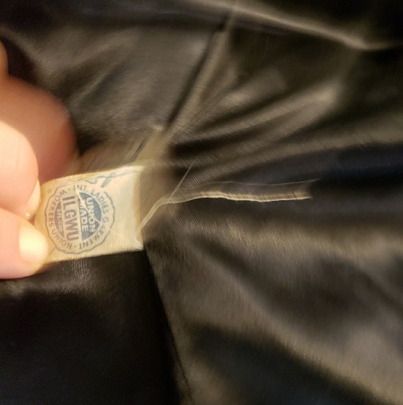 Vintage 1950s ladies wool coat with mink collar - Picture 2 of 5